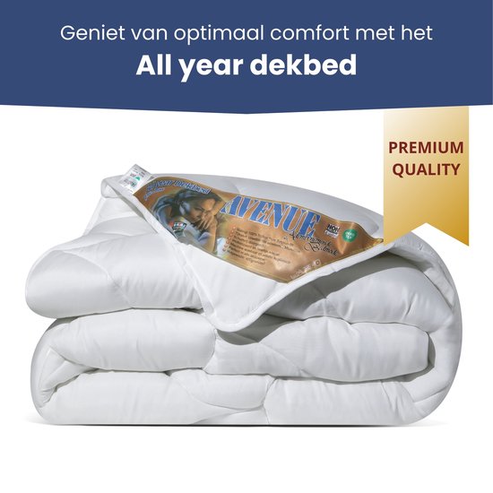 Avenue - All Year Dekbed Enkel 140x200 cm - Anti Allergie Dekbed - Wolkenzacht en Soepel - Eenpersoons Dekbed van AVENUE — afbeelding 5