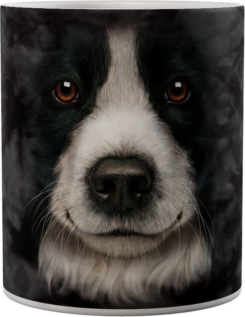 Border Collie Big Face - Mok 440ml 440