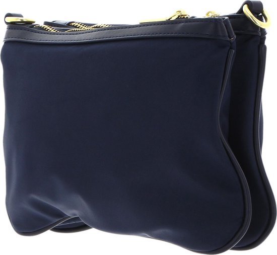 U.S. POLO ASSN. Sac à épaule bandoulière Houston Double Flat Crossbody Bag Navy / Navy Bleu marine