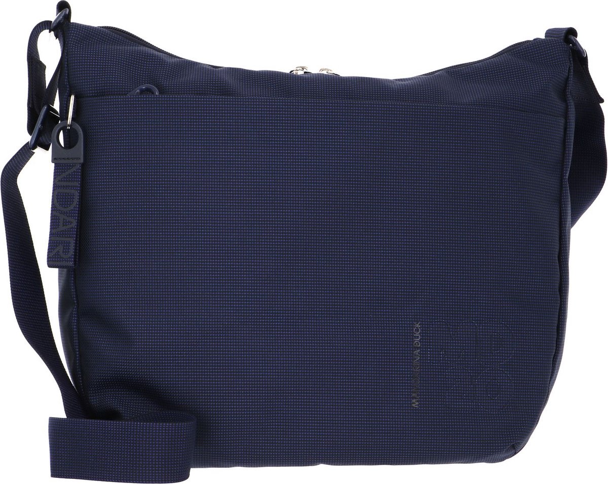 MANDARINA DUCK sac à épaule bandoulière MD20 Hobo Bag Iron bleu gris