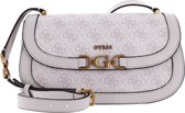GUESS Sac à épaule bandoulière Dagan Crossbody Flap Dove Logo Écru