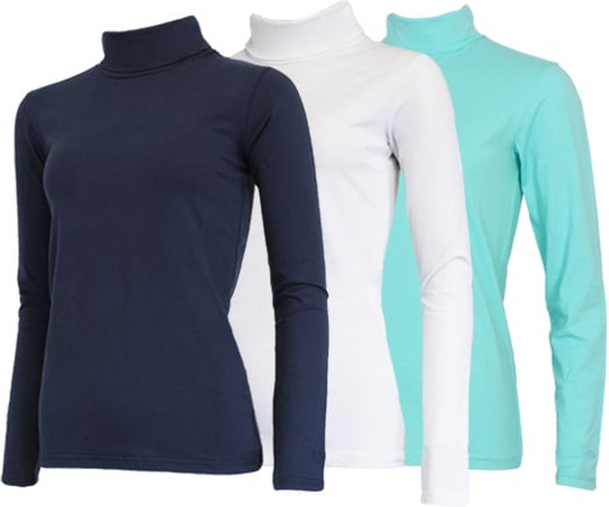 3-Pack Campri Skipully Wintersportpully Dames /Aruba 582 3XL Blauw