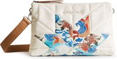 Desigual Sac à épaule bandoulière Bols Crossbody Bag Raw Blanc