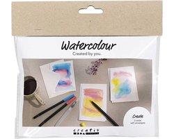 Creativ Company Mini DIY Set Aquarel Kaarten en envelopes 1 pack