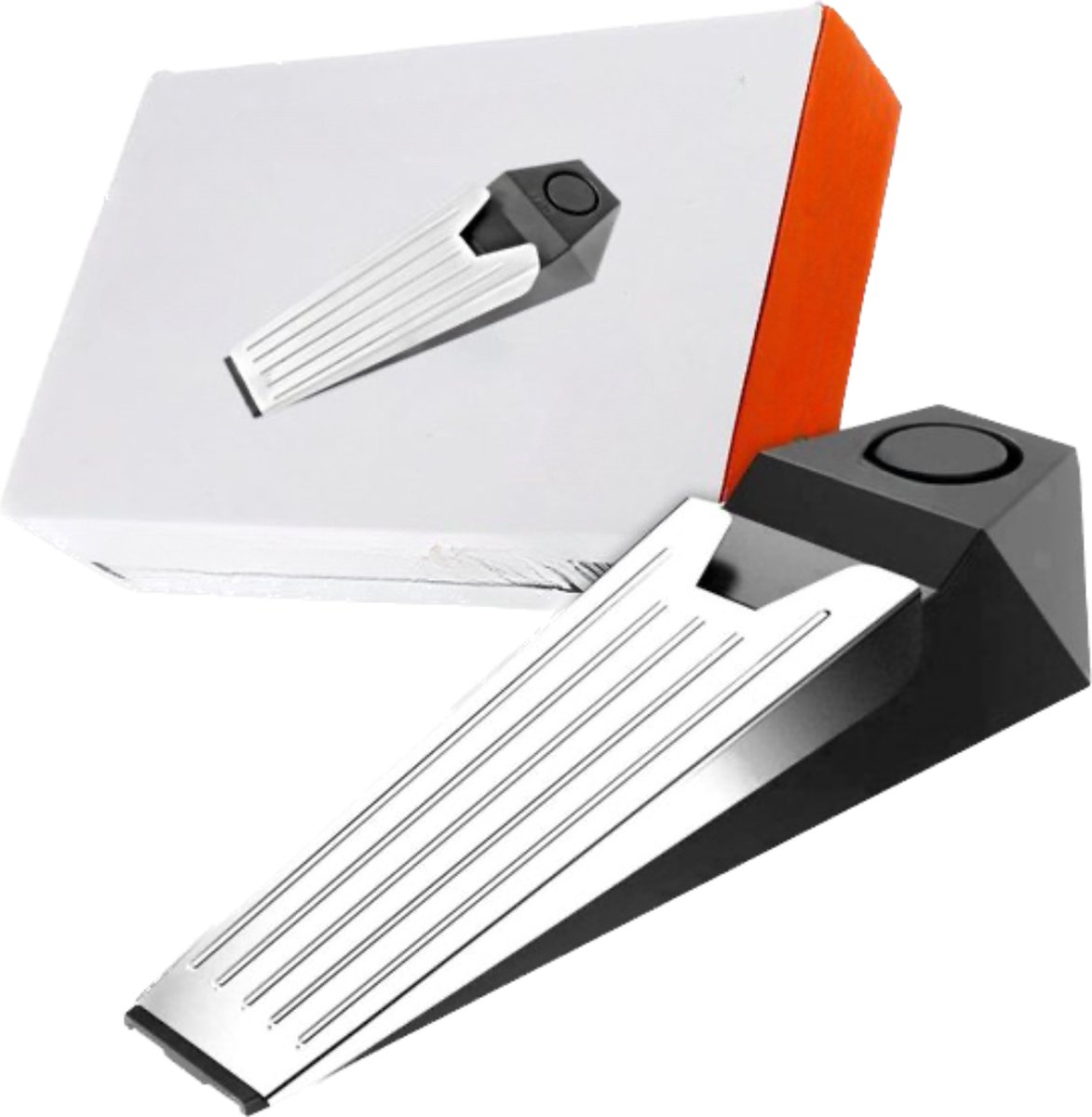Deurstopper Alarm Inbraak Hotel Deur Alarm Inclusief Batterij met Sleutelhanger Slot Deurstopper