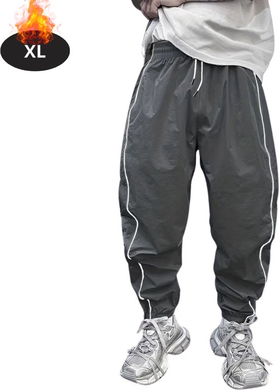 Bovista Trainingsbroek Heren - Sportbroek - Trainingsbroek Lang - Trainingspak - Sportkleding - Grijs - XL