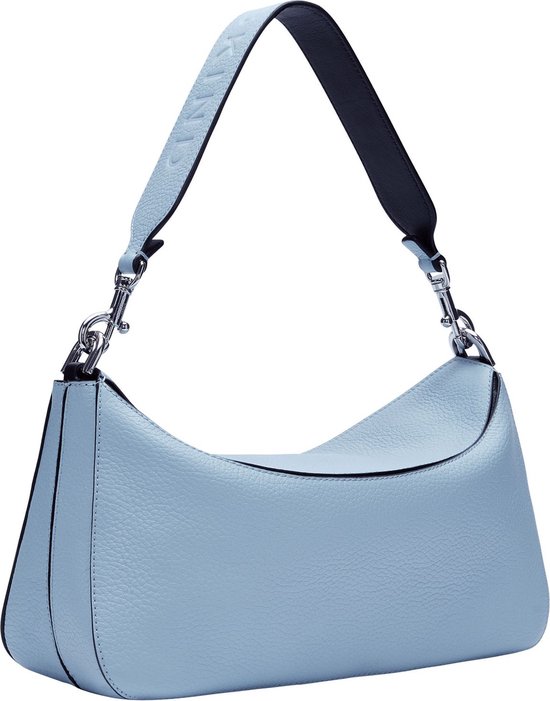 LIEBESKIND BERLIN Cuir Sac à épaule Alessa 3 Pebble Shoulder Bag Breath Bleu clair