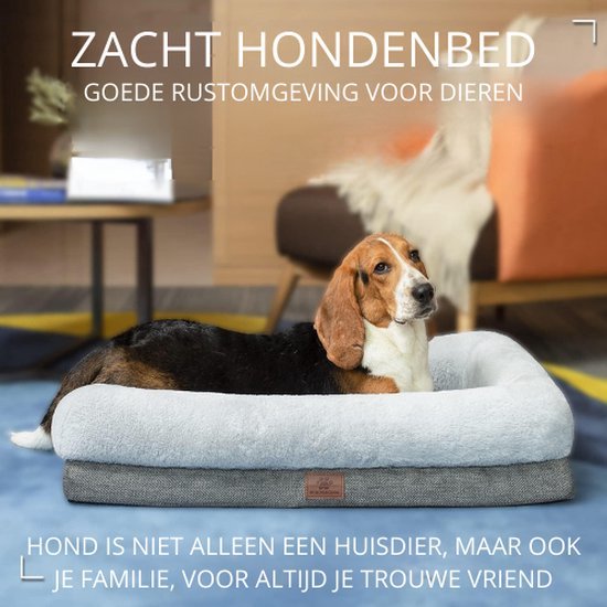 Kussenhoezen voor hondenbedden, vervangende hondenbed, zachte pluche