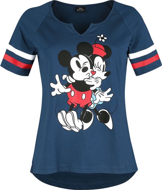 Mickey Mouse Mickey Mouse Buddies Dames T-shirt - blauw - S