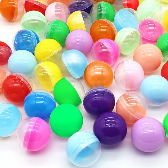 100 pièces boules acryliques 28 cm - Boules DIY - Boules acryliques à remplir de couleur pour décorations - Peinture fête mariage .