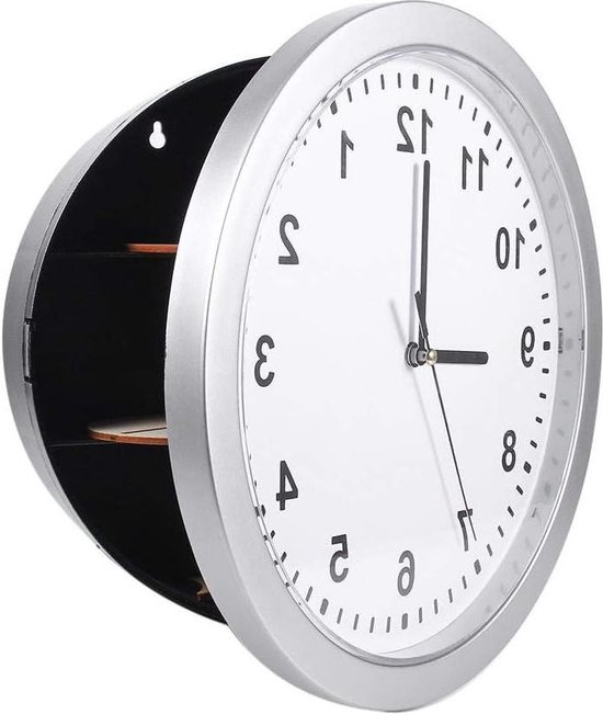 Safe Secret Compartment Wall Clock - Hidden Diversion Safe Container ...