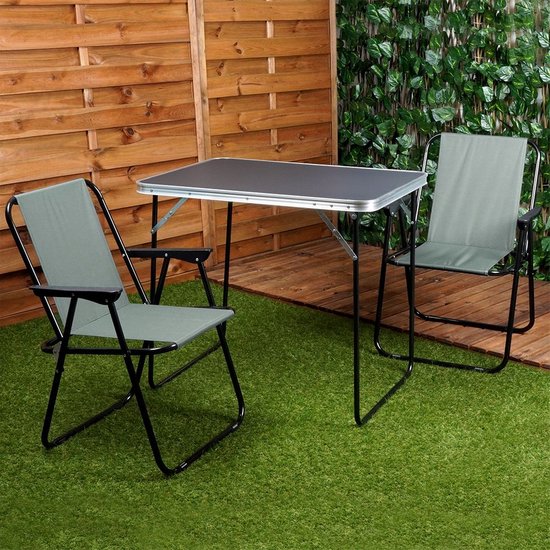Hem 3-delig Camping Set Met 2 Stoelen En Tafel