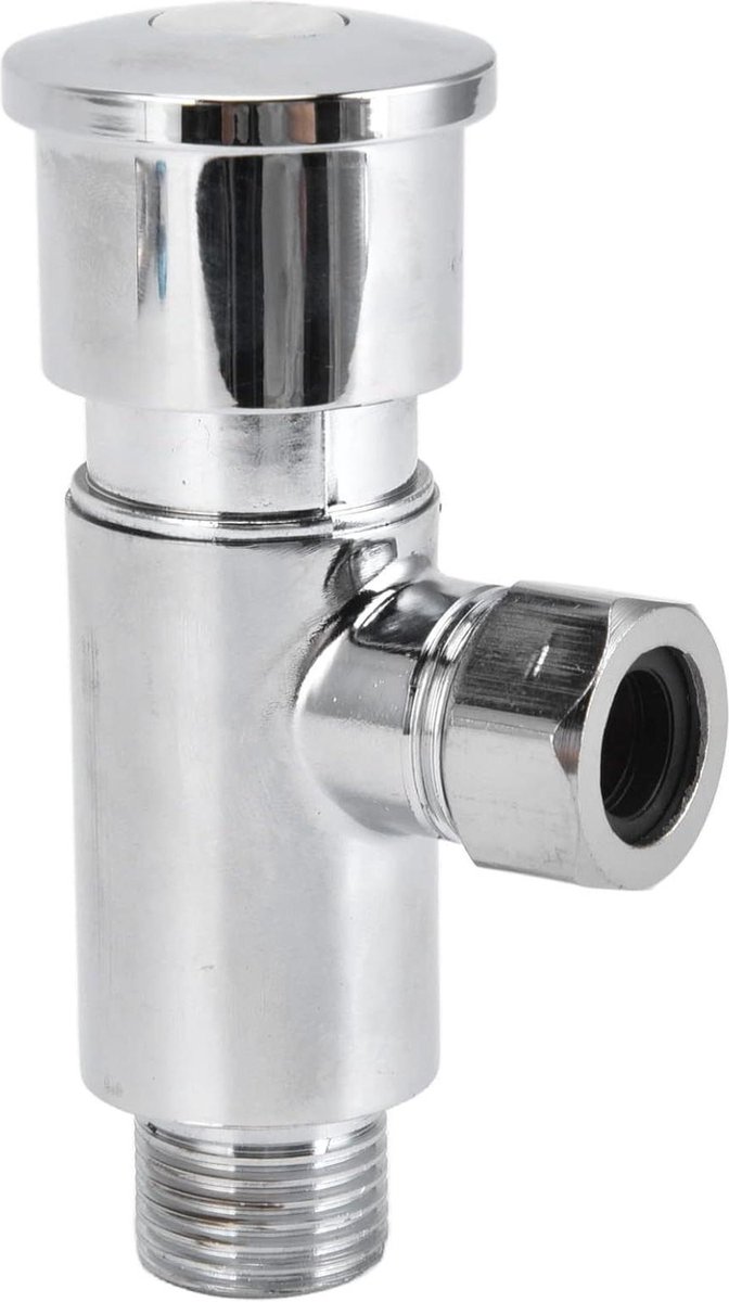 Urinoirspoelklep Zinklegering Mannual Tijdvertraging Spoelen - Urineklep Drukknop Watertankklep - Urinoir Blootgestelde Fittingen Spoelklep G1/2 - Waterbesparende Urinoirspoelklep .