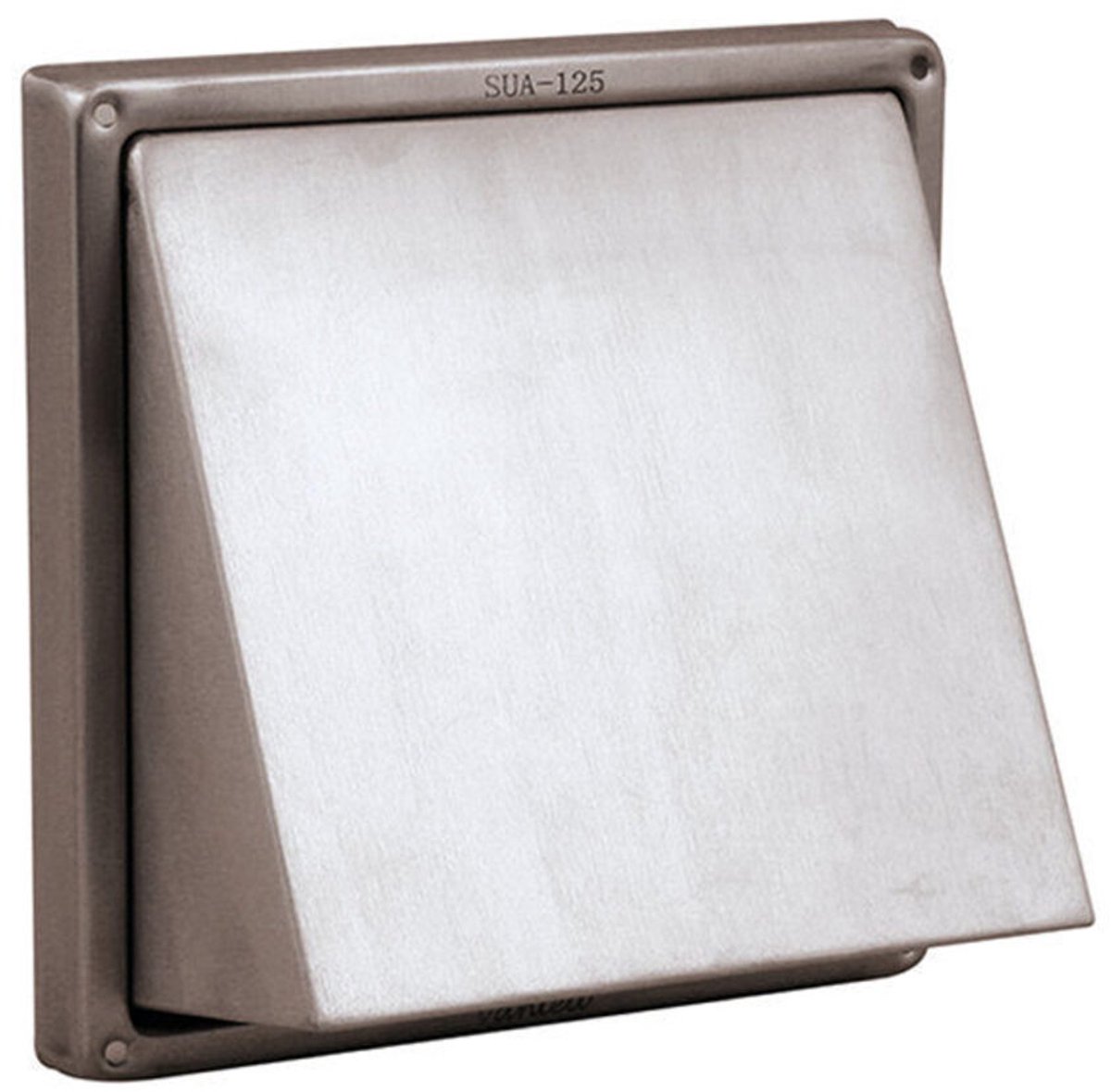 Nedco Kaprooster met klep - Ø125 mm - RVS