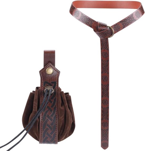 Middeleeuwse ridder accessoires, Halloween middeleeuwse riem riem tas