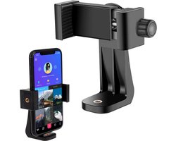 360° Draaibaar Smartphone Houder - Telefoonhouder voor Statief - Mobiele telefoon Clipper Met Grip - Telefoonhouder - LOUZIR