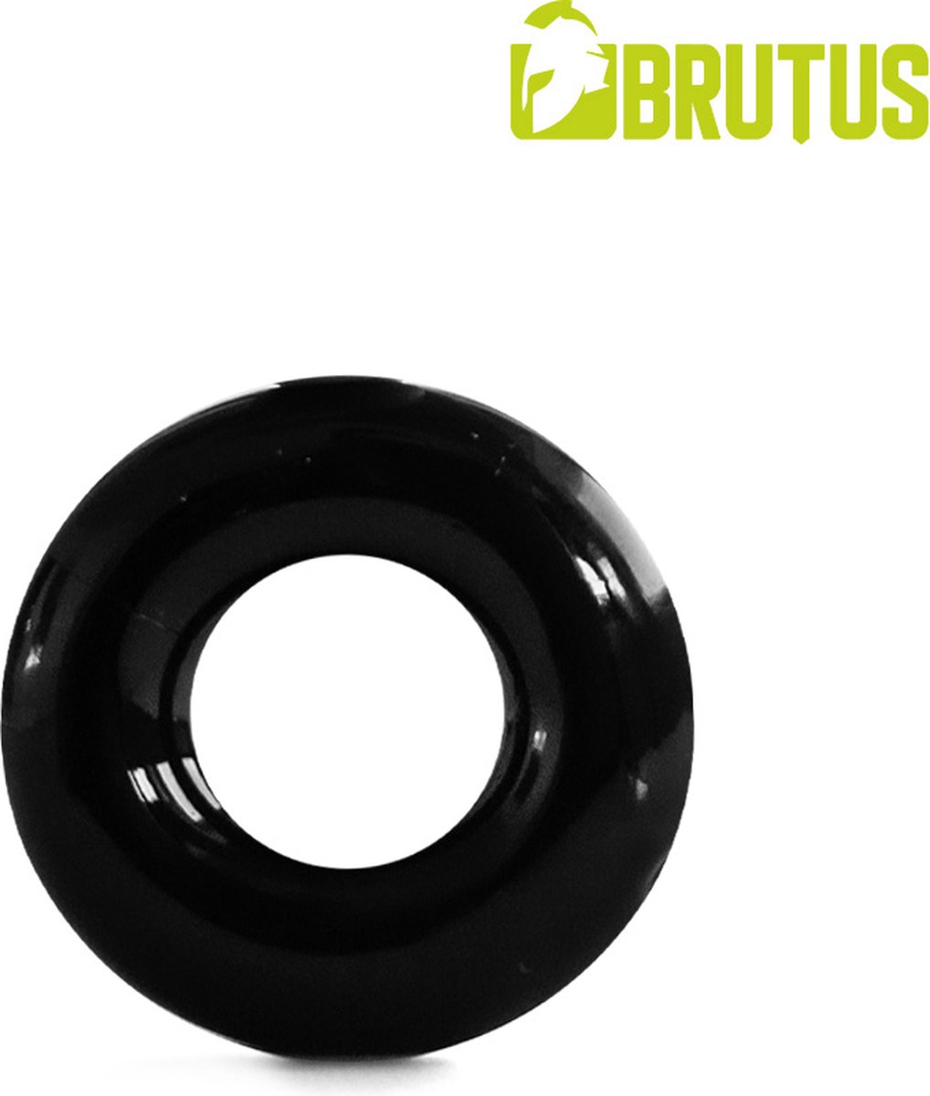 Goedkoopste Brutus - Stretto - Dikke Rekbare Cockring - Zwart