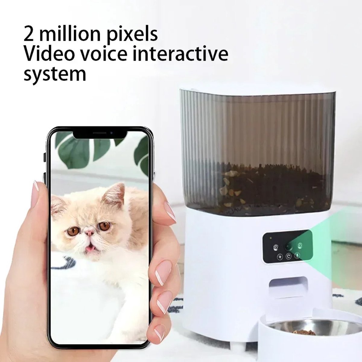 Kattenvoerderautomaat Automatische Kattenvoerder met App en - afbeelding 3