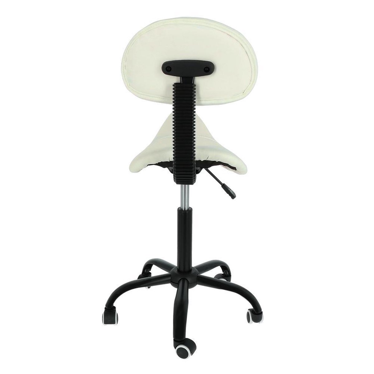 RNL Trading Alora Zadelkruk met Rugleuning - Wit - afbeelding 3