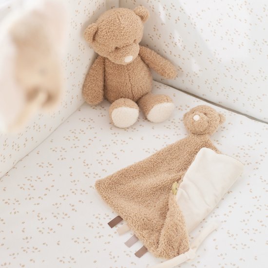 Nattou TEDDY Maxi Knuffeldoekje - Beer - 35 cm - Karamel van Nattou — afbeelding 3