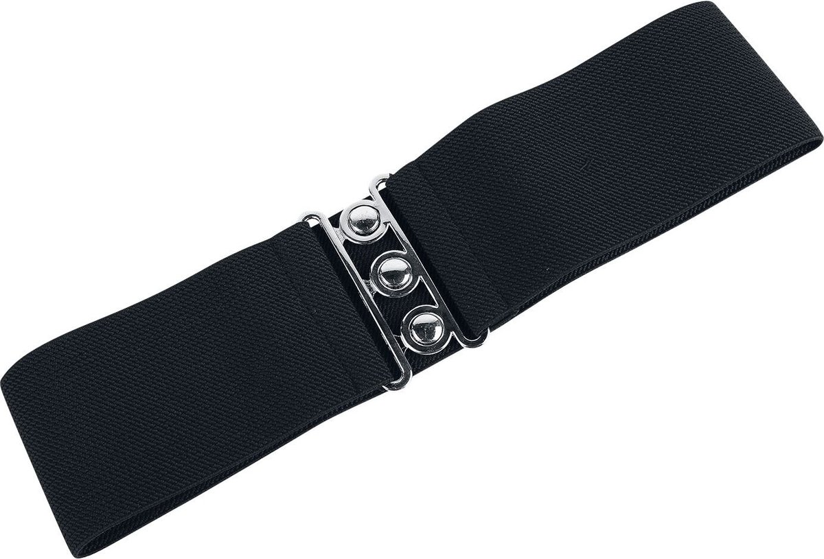Hell Bunny Retro Dames Riem - zwart - M-L
