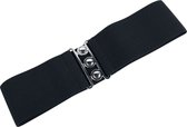 Hell Bunny Retro Dames Riem - zwart - M-L