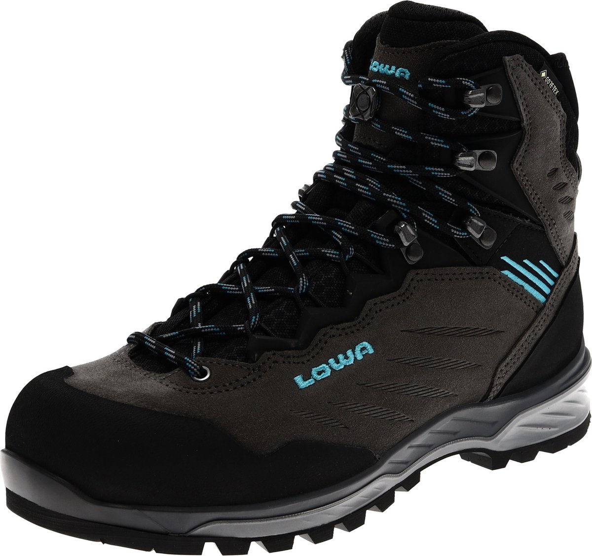 CADIN II GTX MID Ws Aquamarijn Dames Trekkingschoenen Grijs