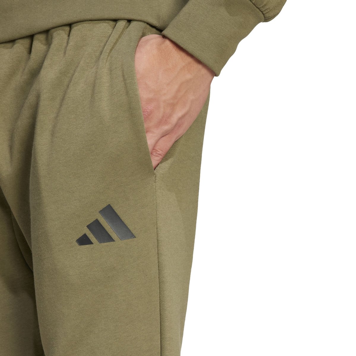 ADIDAS feelcozy pant Joggingbroek sportcasual heren Groen