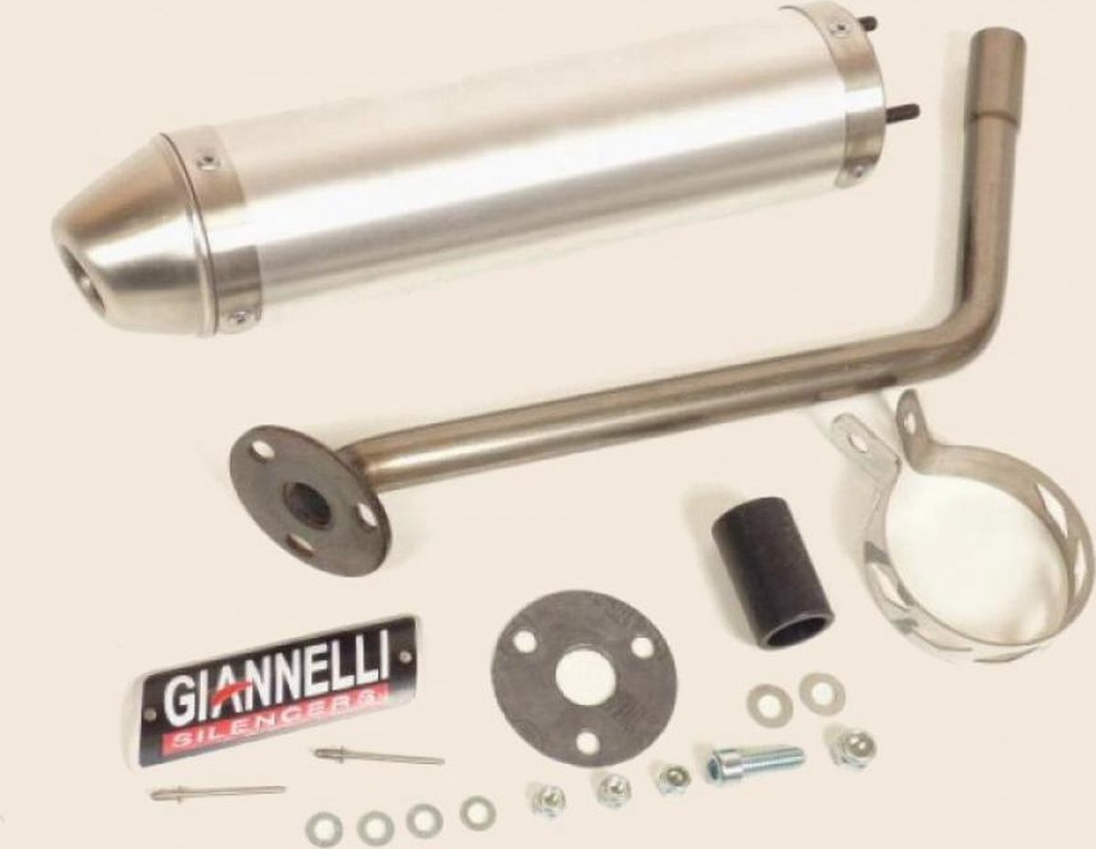 uitlaatdemper giannelli voor motor peugeot 50 xp6 top road 2006 tot 2011 nieuw
