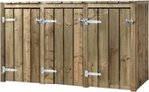 Containerombouw Andre | Kliko Ombouw Driedubbel | Containerberging | Containers kast | Container berging voor 3 kliko's | Wood Selections