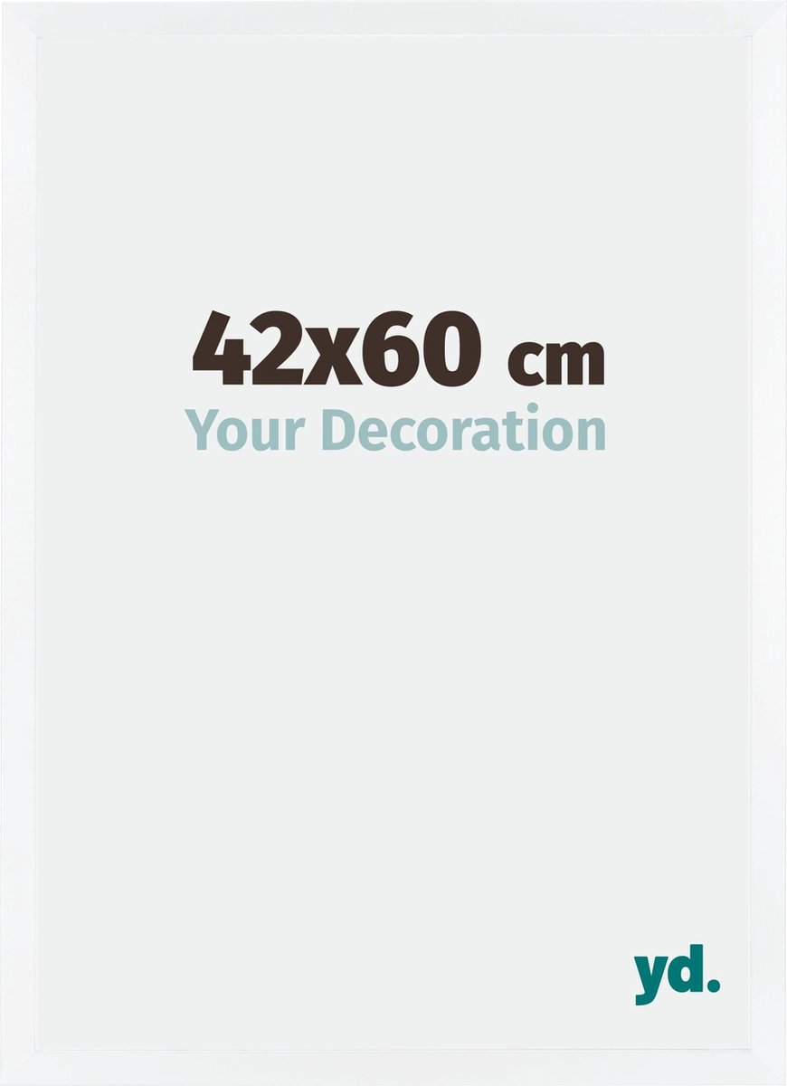 yd. Your Decoration - Fotolijst 42x60 cm - MDF - Wit Mat - Catania