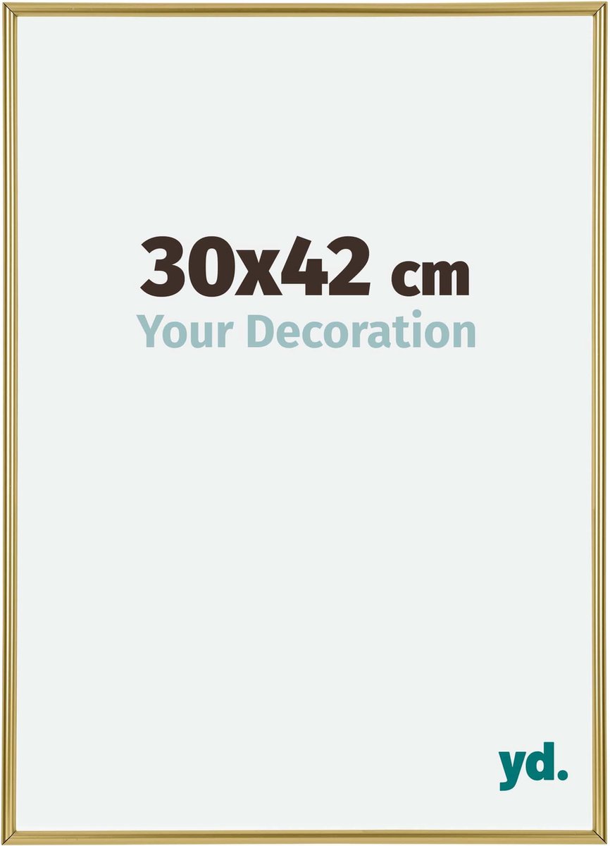 yd. Your Decoration - Fotolijst 30x42 cm - Kunststof - Goud - Annecy