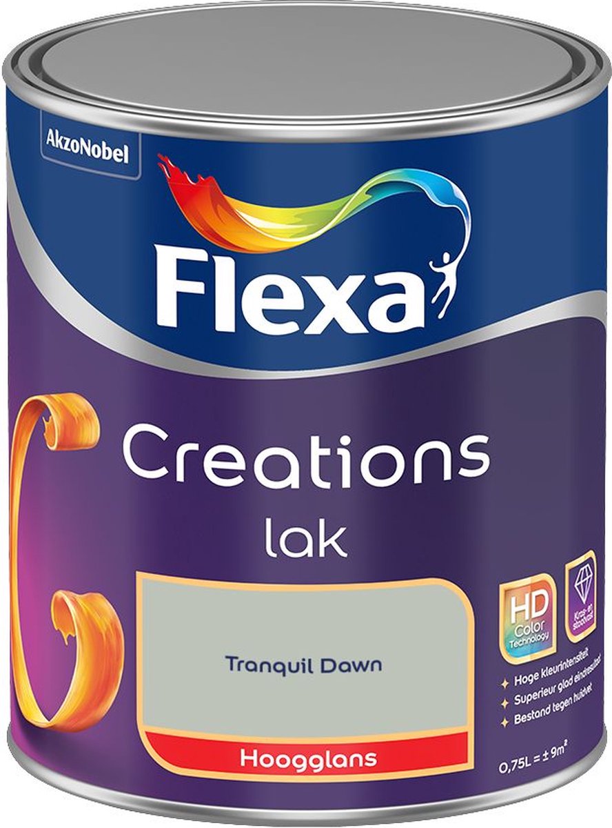 Flexa - Creations Lak Hoogglans - Tranquil Dawn - Mengverf - 0.75 L