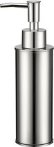 VDN Stainless Zeeppompje - Zeepdispenser - Vrijstaand - Chroom - Rond