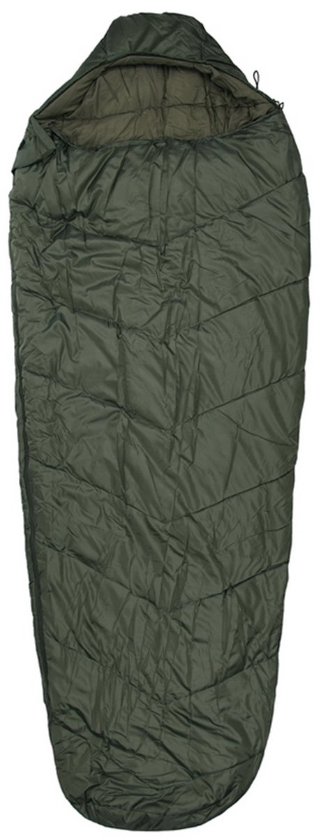 TF-2215 - mummy - slaapzak - modulair 230 x 86 cm - Groen — afbeelding 2