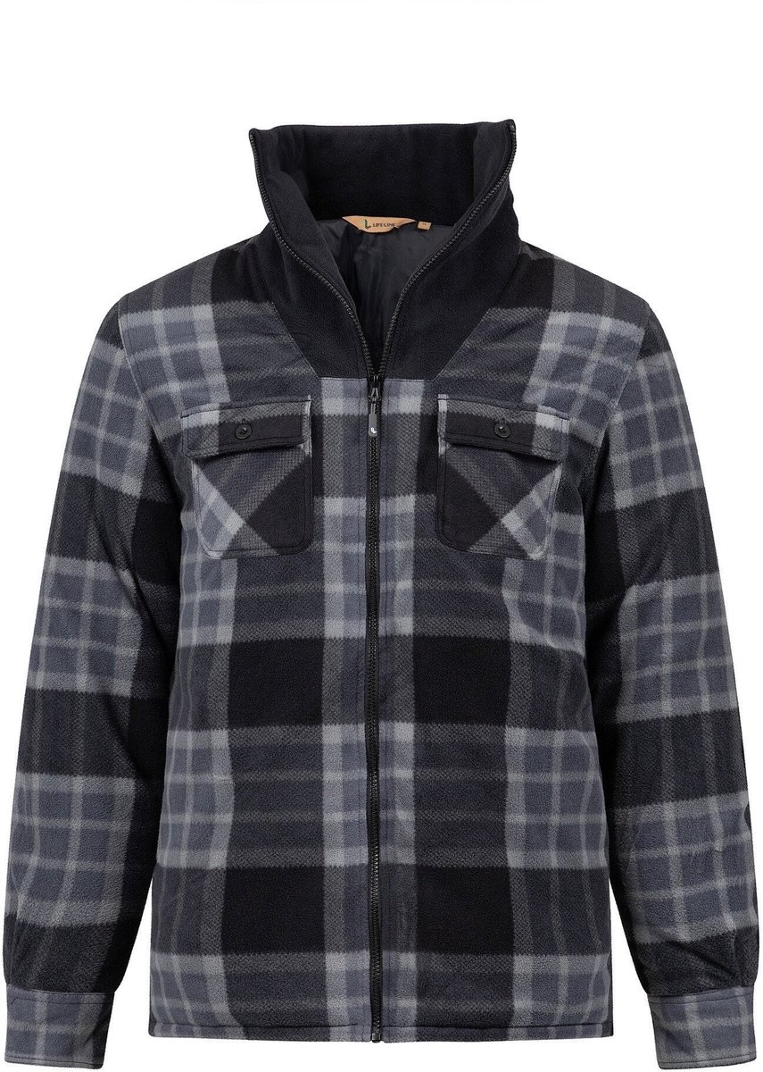 Flores Fleece Jas/Vest Heren Grijs