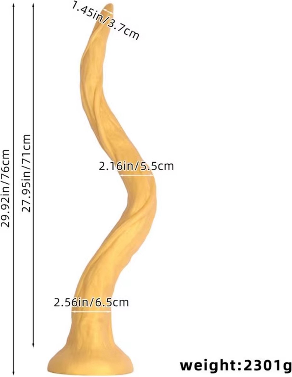 Goedkoopste Gigantische anaal plug - XXL toy - 76CM lang - MEGA - Prostaat expander - Siliconen