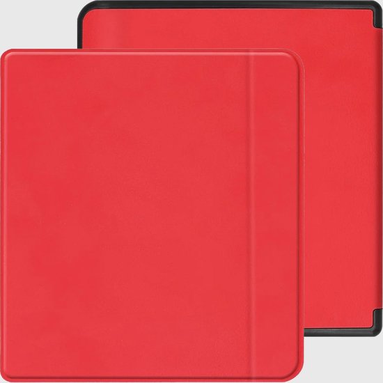 Lunso - sleepcover flip hoes - Geschikt voor Kobo Forma (8 inch) - Rood van Lunso — afbeelding 3
