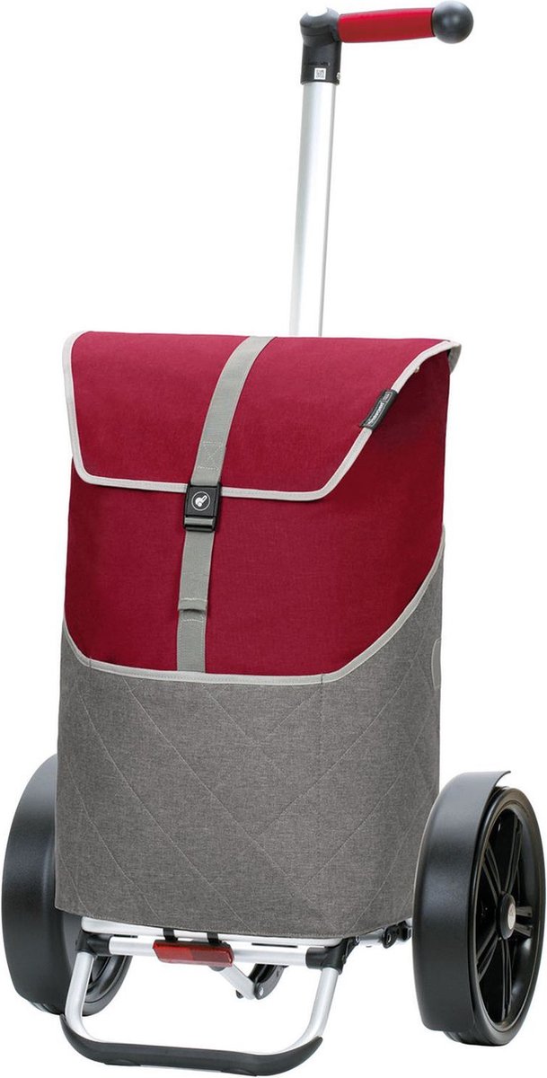 Andersen SHOPPER MANUFAKTUR Boodschappentrolley Tura Shopper Lasse Red Rood 127cm