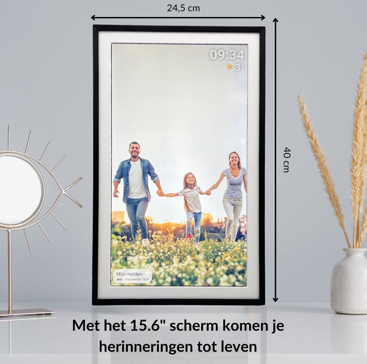 UMBRION digitale fotolijst - frameo - digitale fotolijst met - afbeelding 3