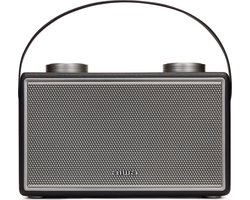 Portable Bluetooth Radio Aiwa BSTU800BK 50W Speaker Grey Vintage