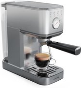 Machine à Café Klarstein SteelPresso Touch - 20 Bars - 1350W - Mousseur Lait - 1,5L