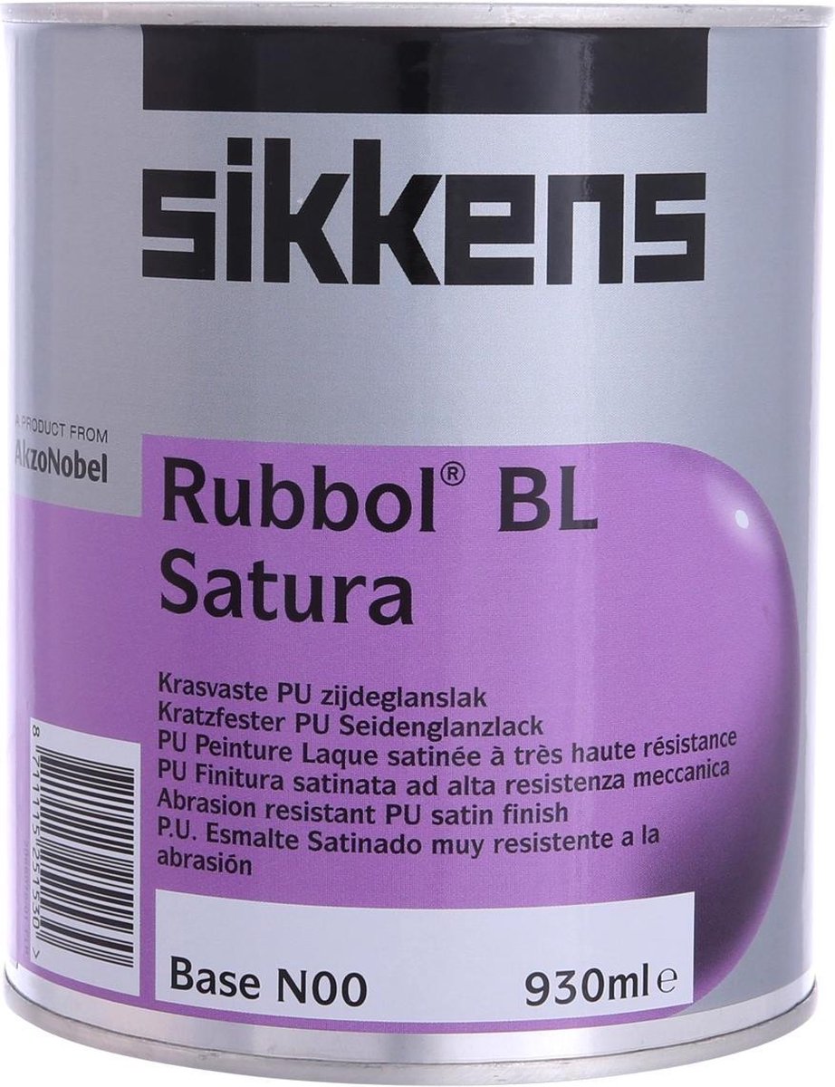 Sikkens Rubbol BL Satura RAL7021 Zwartgrijs 1 Liter