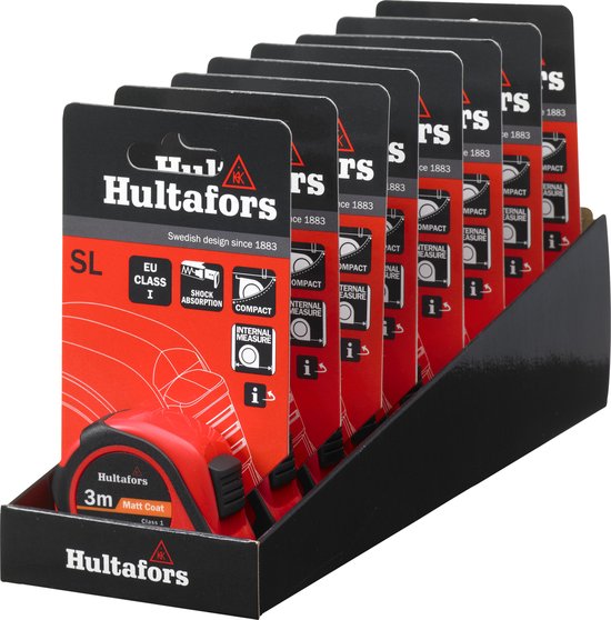 Foto: Hultafors rolbandmaat sl 3m 3m display 