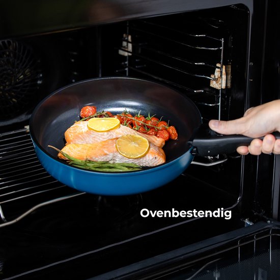 Pannenset Groen 15-Delig - Inductie Pannenset - Stapelbaar - Afneembare
