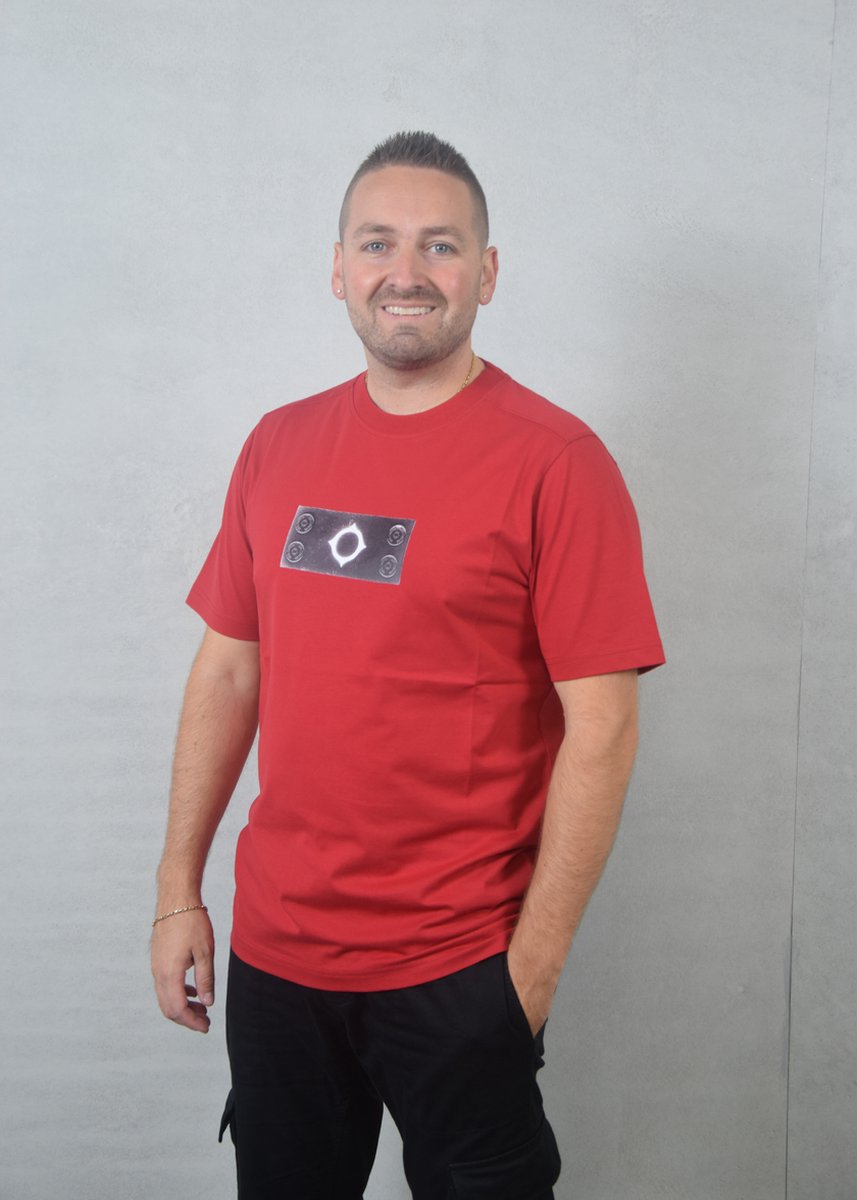 Ma.Strum Tromple Loeil Badge Tee