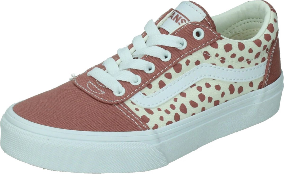 Vans Ward Dots Withered Rose Sneakers Meisjes Creme