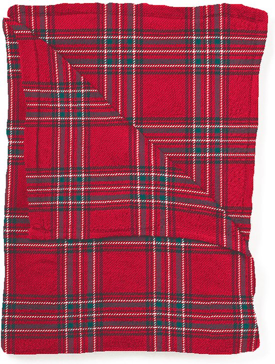 Coperta In Pile Per Bambini Catherine Lansfield - Motivo Babbo Natale, 130x170 Cm, Rossa, Morbida, Leggera E Lavabile In Lavatrice