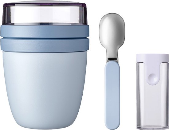 Pot à déjeuner + Faltbarer Löffel Ellipse 500 + 200 ml