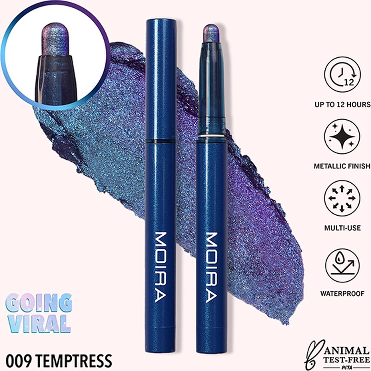 Moira Stellar Glaze Stick Eyeshadow 009 Temptress